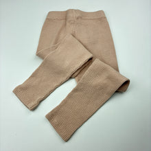 Load image into Gallery viewer, Girls Zara, waffle cotton leggings, Inside leg: 40cm, EUC, size 4-5,  