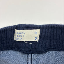 Load image into Gallery viewer, Boys Target, stretch knit denim pants, elasticated, Inside leg: 52cm, FUC, size 7,  