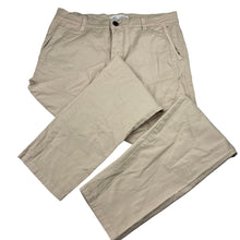 Load image into Gallery viewer, Boys Zara, stretch cotton chino pants, adjustable, Inside leg: 66.5cm, small light mark left cuff, FUC, size 13-14,  