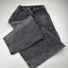 Load image into Gallery viewer, Girls H&amp;M, San Rio embroidered denim jeans, adjustable, Inside leg: 55cm, GUC, size 10,  