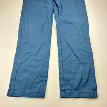 Load image into Gallery viewer, Boys Brilliant Basics, blue cotton pants, elasticated, Inside leg: 65cm, EUC, size 14,  