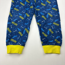 Load image into Gallery viewer, Boys DC Comics, Batman flannel cotton pyjama pants, wash fade, FUC, size 4,  