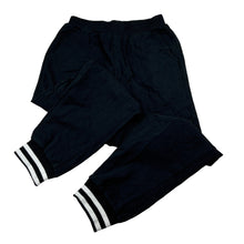 Load image into Gallery viewer, Unisex Lolly Tree, black cotton casual pants, elasticated, Inside leg: 48cm, EUC, size 6-8,  