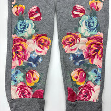 Load image into Gallery viewer, Girls Cotton On, lightweight track pants, elasticated, Inside leg: 47cm, *cracked print*, FUC, size 6,  