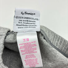 Load image into Gallery viewer, Girls San Rio, Hello Kitty embroidered leggings, Inside leg: 44cm, EUC, size 7-8,  