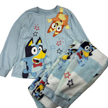 Load image into Gallery viewer, Unisex Bluey, winter pyjama top &amp; bottoms, GUC, size 6,  
