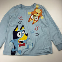 Load image into Gallery viewer, Unisex Bluey, winter pyjama top &amp; bottoms, GUC, size 6,  