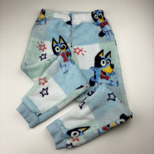 Load image into Gallery viewer, Unisex Bluey, winter pyjama top &amp; bottoms, GUC, size 6,  