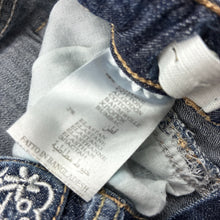 Load image into Gallery viewer, Girls Cycle Band, stretch denim jeans, adjustable, Inside leg: 48.5cm, GUC, size 5,  