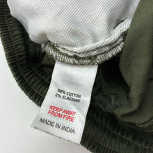 Load image into Gallery viewer, Boys FAME FOREVER, khaki stretch cotton pants, elasticated, Inside leg: 42.5cm, GUC, size 4-5,  