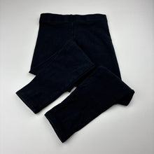 Load image into Gallery viewer, Girls H&amp;M, fleece lined stretchy leggings, Inside leg: 50cm, GUC, size 8,  
