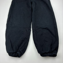 Load image into Gallery viewer, Unisex Target, black fleece lined track pants, Inside leg: 46cm, GUC, size 6,  