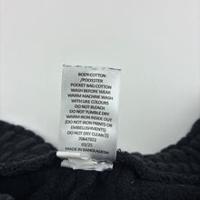 Load image into Gallery viewer, Unisex Target, black fleece lined track pants, Inside leg: 46cm, GUC, size 6,  