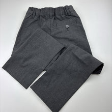 Load image into Gallery viewer, Boys Next, grey school / formal pants, adjustable, Inside leg: 48cm, EUC, size 7,  