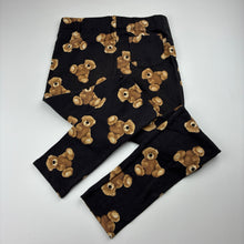 Load image into Gallery viewer, Girls H&amp;M, fleece lined stretchy leggings, adjustable, Inside leg: 55cm, EUC, size 10,  