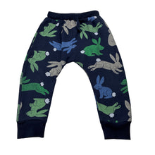 Load image into Gallery viewer, Unisex Dymples, fleece lined pants / bottoms, rabbits, pilling, FUC, size 1,  