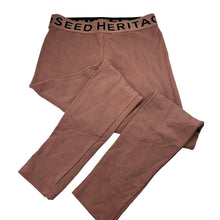 Load image into Gallery viewer, Girls Seed, thick stretchy leggings, Inside leg: 67cm, discolouration upper front left, FUC, size 16,  