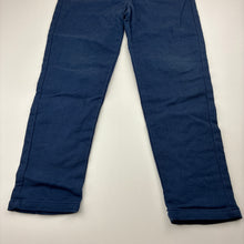 Load image into Gallery viewer, Boys Anko, navy casual pants, elasticated, Inside leg: 48cm, GUC, size 6,  