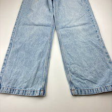 Load image into Gallery viewer, Girls H&amp;M, wide leg denim jeans, adjustable, Inside leg: 59cm, EUC, size 10,  