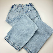 Load image into Gallery viewer, Girls H&amp;M, wide leg denim jeans, adjustable, Inside leg: 59cm, EUC, size 10,  