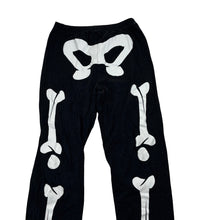 Load image into Gallery viewer, Unisex Brilliant Basics, stretchy pyjama pants / bottoms, skeleton, GUC, size 6,  
