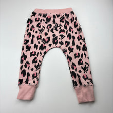 Load image into Gallery viewer, Girls Mooks, animal print casual pants, elasticated, GUC, size 2,  