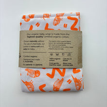 Load image into Gallery viewer, Unisex Milk &amp; Masuki, lightweight organic cotton baby wrap, 100cm x 70cm, NEW, size 0000,  