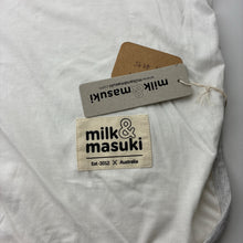 Load image into Gallery viewer, Unisex Milk &amp; Masuki, organic cotton XL baby wrap, teddy bear, 115cm x 115cm, NEW, size 0000-00,  
