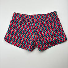 Load image into Gallery viewer, Girls Roxy Girl, lightweight stretch board shorts, elasticated, no size, W: 34.5cm across unstretched, EUC, size 14-16,  