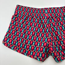 Load image into Gallery viewer, Girls Roxy Girl, lightweight stretch board shorts, elasticated, no size, W: 34.5cm across unstretched, EUC, size 14-16,  