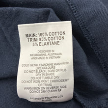 Load image into Gallery viewer, Girls TIlii, navy cotton long sleeve pyjama top, EUC, size 14,  