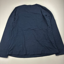 Load image into Gallery viewer, Girls TIlii, navy cotton long sleeve pyjama top, EUC, size 14,  