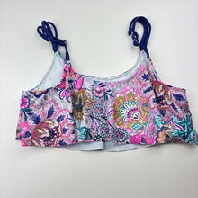 Load image into Gallery viewer, Girls Minihaha, colourful floral swim top, EUC, size 14,  