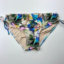 Load image into Gallery viewer, Girls AQUA BLU, 2 piece swim set, peacock feathers, EUC, size 14,  