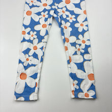 Load image into Gallery viewer, Girls Brilliant Basics, floral stretchy leggings, Inside leg: 32cm, FUC, size 3,  