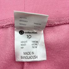Load image into Gallery viewer, Girls B Collection, pink fleece lined track pants, Inside leg: 61cm, EUC, size 10,  