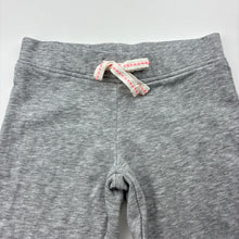 Load image into Gallery viewer, Girls Favourites, grey marle fleece lined track pants, Inside leg: 55cm, EUC, size 7,  