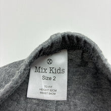 Load image into Gallery viewer, Girls Mix Kids, grey marle stretchy leggings, GUC, size 2,  