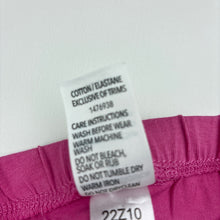 Load image into Gallery viewer, Girls Brilliant Basics, pink stretchy leggings, Inside leg: 52cm, EUC, size 7,  