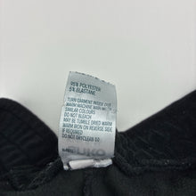 Load image into Gallery viewer, Girls Anko, black velour casual pants, elasticated, Inside leg: 49cm, GUC, size 8,  