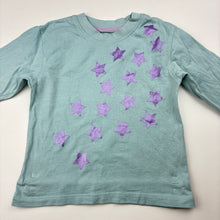 Load image into Gallery viewer, Girls Mango, cotton long sleeve tee / top, stars, FUC, size 1,  
