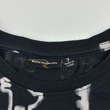 Load image into Gallery viewer, Boys Rock Your Kid, cotton tee / top, dinosaurs, mark on front, FUC, size 7,  