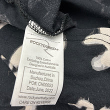 Load image into Gallery viewer, Boys Rock Your Kid, cotton tee / top, dinosaurs, mark on front, FUC, size 7,  