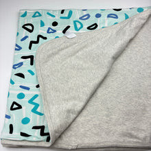 Load image into Gallery viewer, Unisex Milk &amp; Masuki, organic cotton baby blanket, 99cm x 95cm, small light marks, FUC, size 0000-00,  