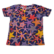 Load image into Gallery viewer, Girls B&amp;L, X Ellie Whittaker cotton pyjama tee / top, wash fade, FUC, size 5,  