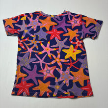 Load image into Gallery viewer, Girls B&amp;L, X Ellie Whittaker cotton pyjama tee / top, wash fade, FUC, size 5,  