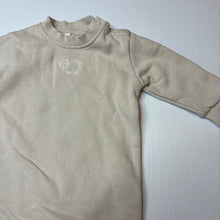 Load image into Gallery viewer, Unisex Baby Berry, embroidered fleece lined romper, sheep, GUC, size 0,  