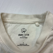 Load image into Gallery viewer, Girls Favourites, organic cotton tee / top, EUC, size 1,  