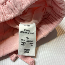 Load image into Gallery viewer, Girls Dymples, lined crinkle cotton pants, elasticated, FUC, size 00,  