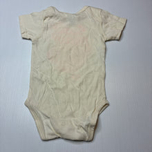 Load image into Gallery viewer, Unisex Milk &amp; Masuki, lightweight organic cotton bodysuit / romper, EUC, size 0,  